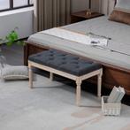 Bankstel - Vintage- Stijlvol - Comfortabel - Donkergrijs, Huis en Inrichting, Zetels | Zetels, Ophalen of Verzenden, Nieuw, Stof