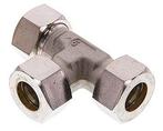 16S RVS T-stuk Knelfitting 400 Bar DIN 2353, Doe-het-zelf en Bouw, Verzenden, Nieuw