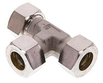 16S RVS T-stuk Knelfitting 400 Bar DIN 2353, Doe-het-zelf en Bouw, Overige Doe-Het-Zelf en Bouw, Verzenden