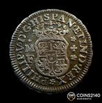 Spanje. Felipe V. Medio Real 1735/4 Columnario Mexico MF