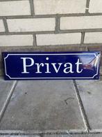 Privat - Privat - Emaille bord - Emaille reclamebord -