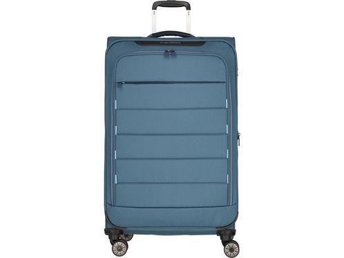 Travelite Skaii 4 Wiel Trolley L Expandable Blue/Lightblue, Huis en Inrichting, Woonaccessoires | Overige, Zo goed als nieuw, Verzenden