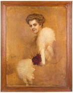 Egon Joseph Kossuth (1874 – 1949) - Ritratto femminile con
