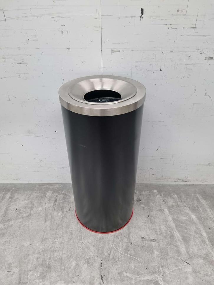 RVS Combisteel Prullenbak afvalbak vlamdover 35 ltr Horeca, Zakelijke goederen, Horeca | Meubilair en Inrichting, Ophalen of Verzenden