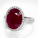 Sans prix de réserve - Bague - 14 carats Or blanc, HRD 7,23, Handtassen en Accessoires, Ringen, Nieuw