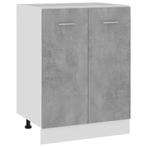 vidaXL Armoire de plancher Gris bÃ©ton 60x46x81,5 cm, Verzenden