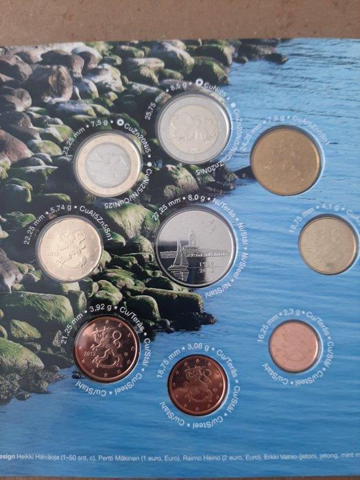 Finlande. Year Set (BU) / Coincard / 10 Euro 2005/2012 (6, Postzegels en Munten, Munten | Europa | Euromunten