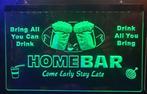 Home bar neon bord lamp LED cafe verlichting reclame lichtba, Huis en Inrichting, Verzenden, Nieuw