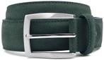 Suitable Riem Suède Leer Donkergroen maat 105 Heren, Vêtements | Hommes, Ceintures, Verzenden, Riem of Ceintuur