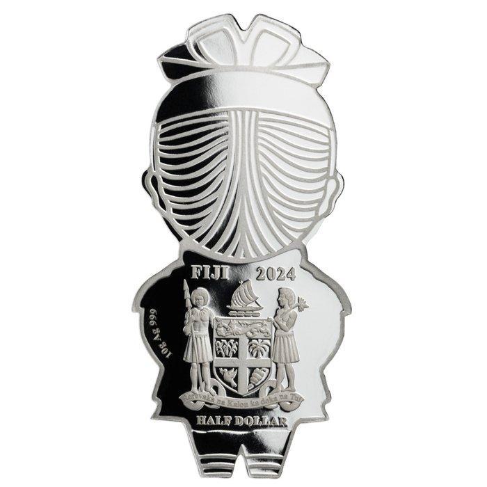 Fiji. 1/2 Dollar 2024 Terracotta Army Discovery 50th, Postzegels en Munten, Munten | Europa | Niet-Euromunten