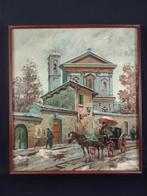 Giuseppe Solenghi (1879-1944) - Nevicata a Milano