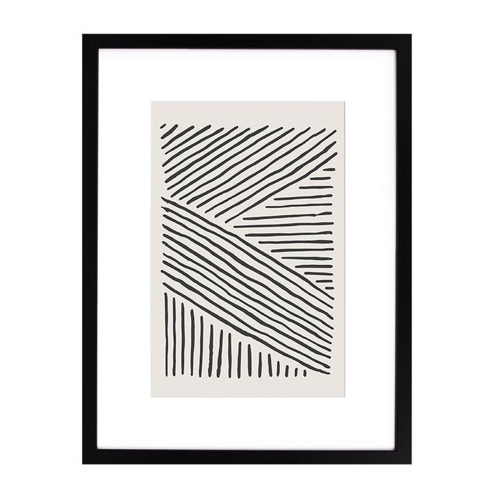 Fotolijst Tvede Mat Zwart 50x70 cm, Huis en Inrichting, Woonaccessoires | Lijsten, Verzenden