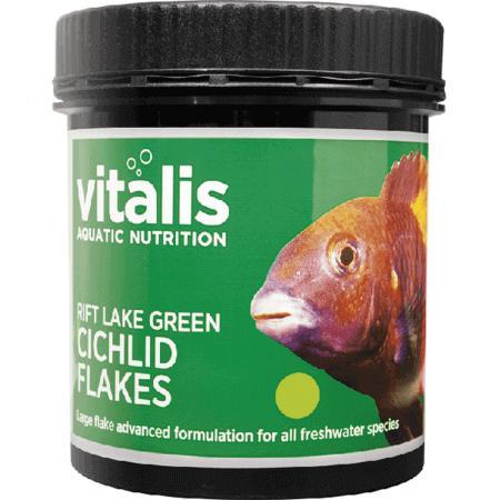 Vitalis Rift Lake Cichlid Flakes - Green 250 g, Animaux & Accessoires, Poissons | Poissons d'aquarium