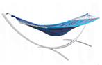 Hangmat standaard wit tot 220 kg - inc blauw-paarse hangm..., Nieuw, Ophalen of Verzenden