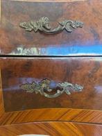 Commode - Noyer - Commode de style Louis XV, Antiquités & Art