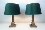 HERDA - Tafellamp - Koper, Twee Neoklassieke Lampen - 32 cm