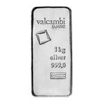 1 kilogram - Zilver .999 - Valcambi - Verzegeld en met, Postzegels en Munten