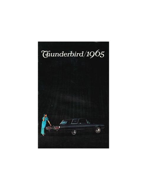 1965 FORD THUNDERBIRD BROCHURE ENGELS (USA), Boeken, Auto's | Folders en Tijdschriften