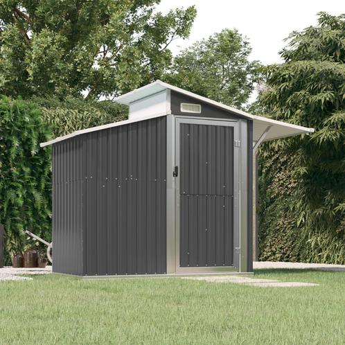 vidaXL Tuinschuur 270x130x208,5 cm gegalvaniseerd staal, Tuin en Terras, Tuinhuizen, Nieuw, Verzenden