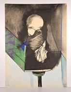 Gianni Dova (1925-1991) - Studio di una testa Romana