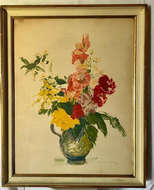 Annemarie Joly (1904-1978) - Vaso con fiori, Antiek en Kunst, Kunst | Schilderijen | Klassiek