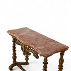 Wandtafel - Marmer, Verguld hout