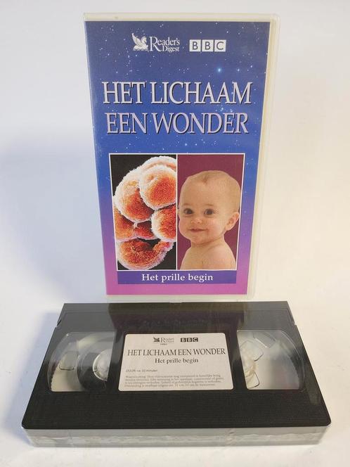 Lichaam een Wonder: Het Prille Begin geseald VHS, Cd's en Dvd's, VHS | Film, Zo goed als nieuw, Ophalen of Verzenden