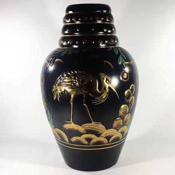 La Faiencerie st. Ghislain - Emile Lombart - Vase - Vase art