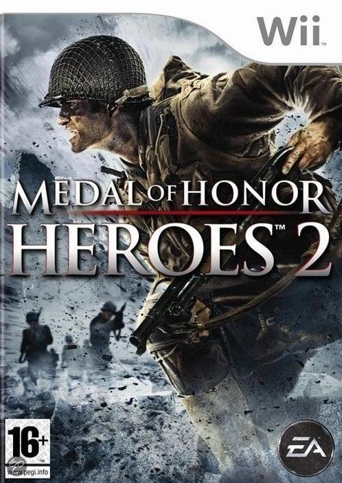 Medal of honor heroes 2 (Nintendo Wii tweedehands game), Games en Spelcomputers, Spelcomputers | Nintendo Wii, Ophalen of Verzenden
