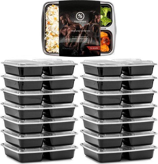 2dekans | Fitcrafters Meal Prep Bakjes - Vershoudbakjes -, Diversen, Schoolbenodigdheden, Ophalen of Verzenden