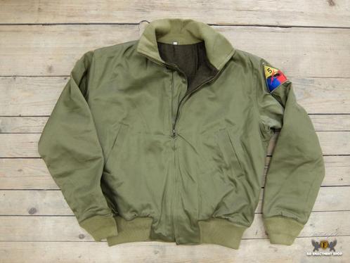 Replica US ww2 Combat jacket, Tanker Jacket, Collections, Objets militaires | Seconde Guerre mondiale, Enlèvement ou Envoi