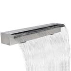 vidaXL Zwembadwaterval rechthoekig 90 cm roestvrij staal, Tuin en Terras, Verzenden, Nieuw