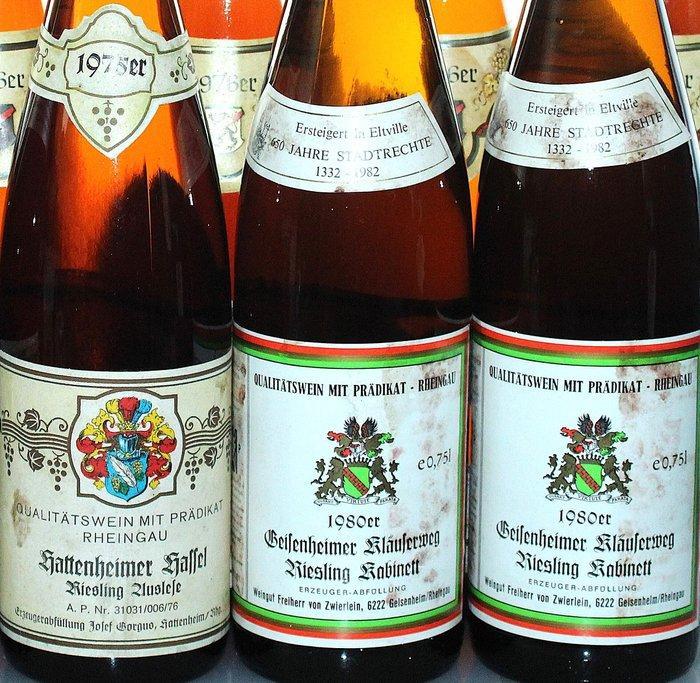 1971 + 1975 + 1976 + 1980 Riesling Auslese, Spätlese,, Collections, Vins