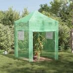 vidaXL Kas met dak Groen 200 x 200 x 300 cm Staal, Tuin en Terras, Verzenden, Nieuw