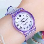 Transparant Candy Jelly Horloge Dames - Waterdicht Siliconen, Verzenden