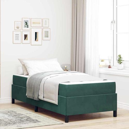 vidaXL Bedframe Anders Wit en Lichtgrijs 100 x 200 cm, Huis en Inrichting, Slaapkamer | Bedden, Nieuw, Verzenden
