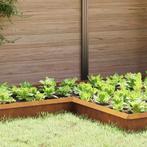 vidaXL Slakkenhekje Roestig 10 x 10 x 25 cm Cortenstaal, Tuin en Terras, Verzenden, Nieuw