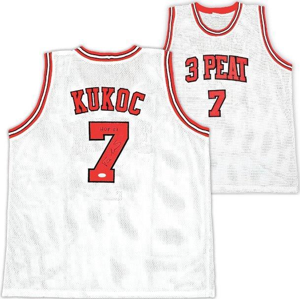 NBA - Toni Kukoc - Autograph & Inscription HOF 21 - Witte, Collections, Collections Autre