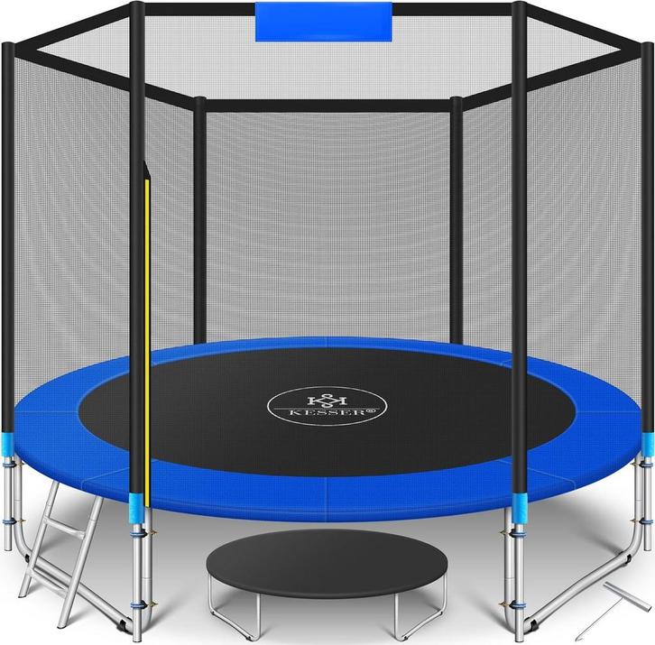 Trampoline - diameter 244 cm - met veiligheidsnet en ladder, Enfants & Bébés, Jouets | Extérieur | Trampolines, Envoi