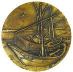 Pays-Bas. Historical Medal Vincent van Gogh / Sailing boats, Postzegels en Munten