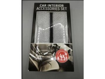 Veiling - 4-delige Set Auto-interieurhoezen - zilverkleurig beschikbaar voor biedingen