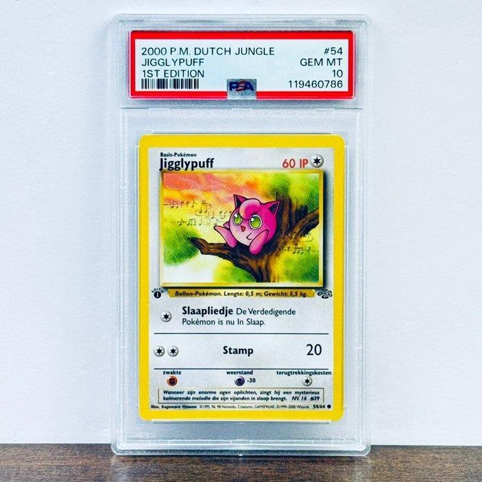 Pokémon Graded card - 1st Edition Jungle - Jigglypuff 54 -, Hobby en Vrije tijd, Verzamelkaartspellen | Pokémon