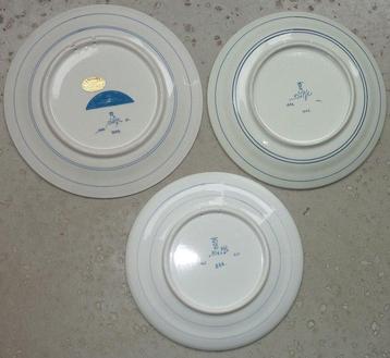 De Porceleyne Fles, Delft - Assiette (3) - Faïence, Faïence