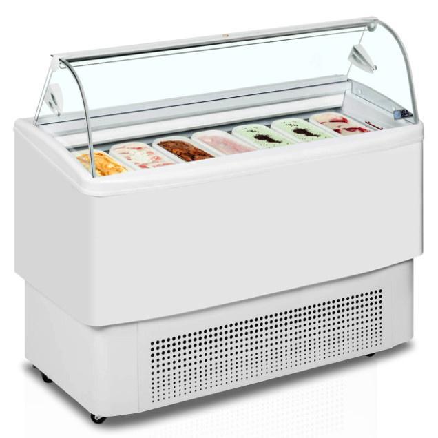 Schepijsvitrine | FIJI | 383L | 7x 5L | -14°C/-16°C |, Articles professionnels, Horeca | Équipement de cuisine, Envoi