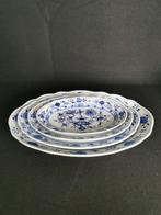 Meissen 4 Piatti da portate diversi22-36 cm - Cipolla blu, Antiek en Kunst