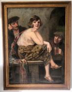 Richárd Geiger (1870-1945) - Hungarian young pretty woman, Antiek en Kunst