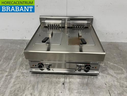Friteuse double modulaire en acier inoxydable 2 x 10 litres, Zakelijke goederen, Horeca | Overige, Verzenden