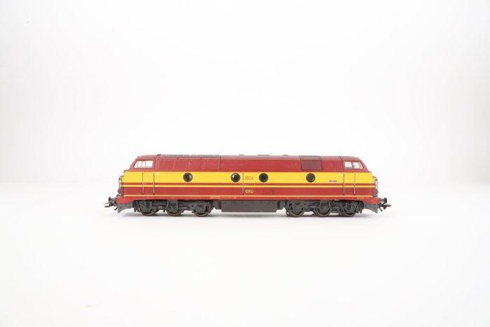Märklin H0 - 3468 - Diesellocomotief (1) - Serie 1800 - CFL, Hobby & Loisirs créatifs, Trains miniatures | HO