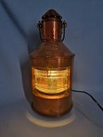 Ships lamp - Glas, Messing, Koper