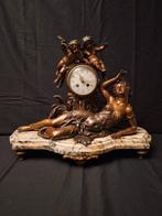 Pendule -   Composiet, Marmer - 1900-1910, Antiquités & Art, Antiquités | Horloges